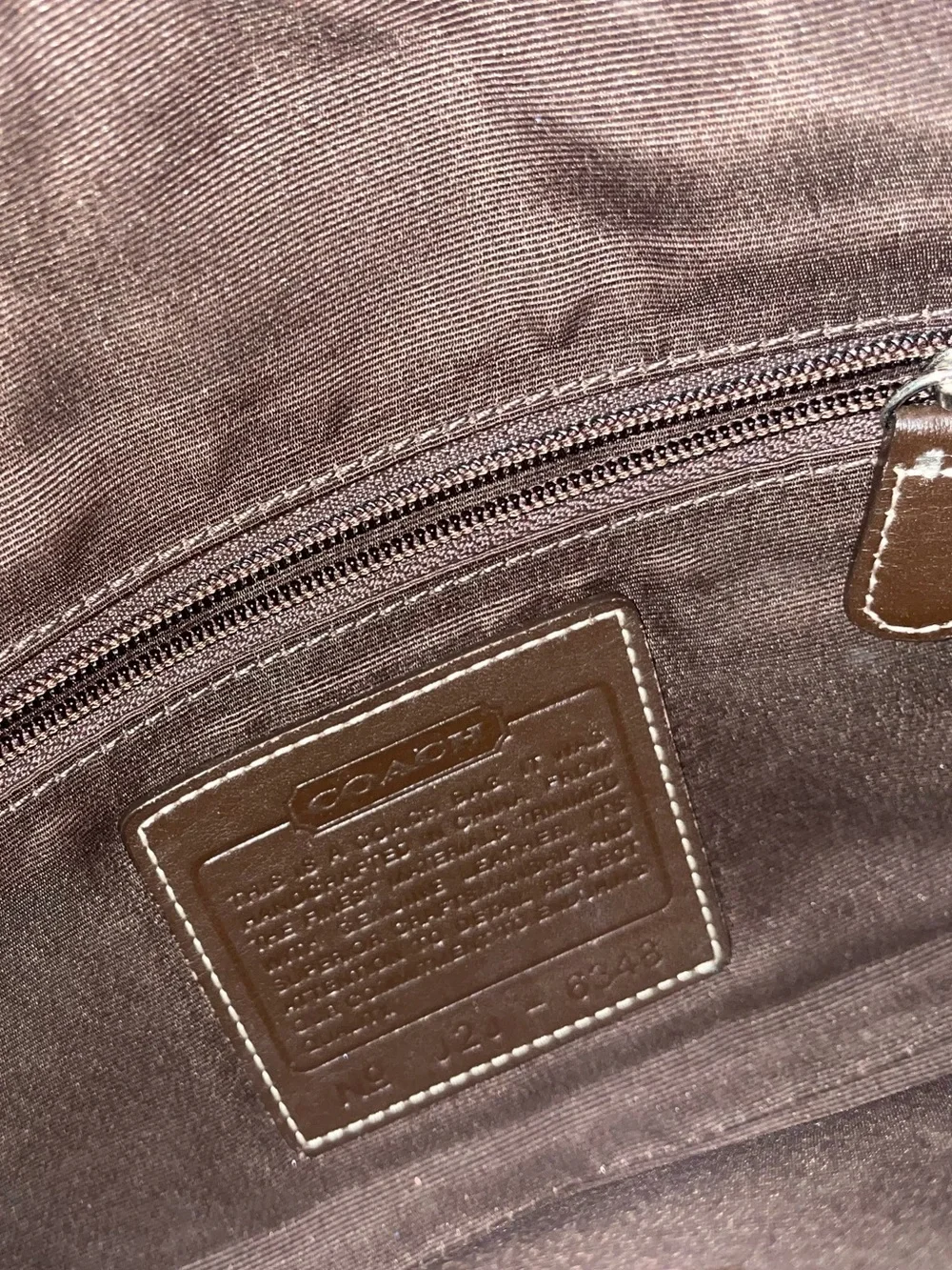 Coach Tan & Brown Signature Canvas Shoulder Bag